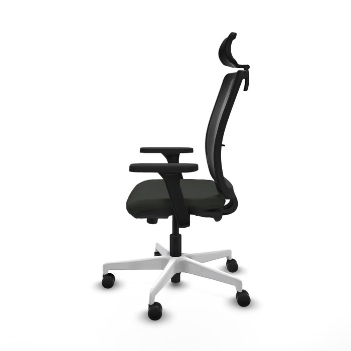 PIQUERAS Y CRESPO Silla de oficina Haches con mecanismo Sincro/Traslack en Negro