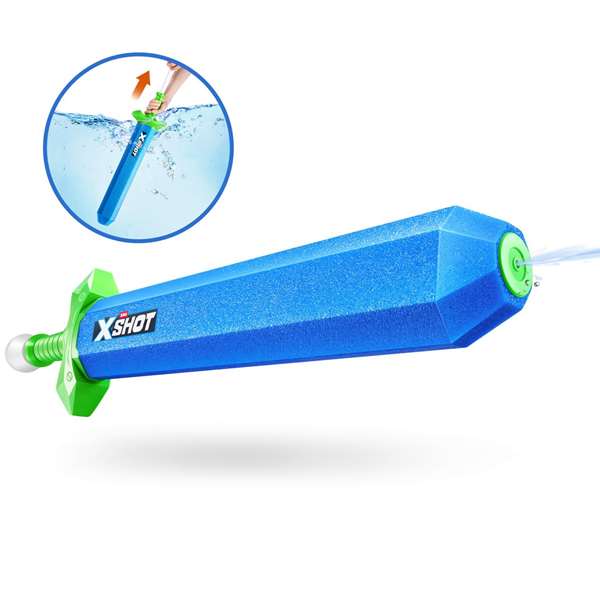 Zuru Espada Lanzador de Agua X-Shot 2 en 1, 15.5x65x5.5cm, Modelos Surtidos para Mayores de 6 Años