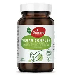 EL GRANERO Vegan Complex 60 Cápsulas - Suplemento para Dieta Vegana