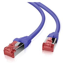 Helos Patchkabel Cat.6 S/FTP 10 m Púrpura