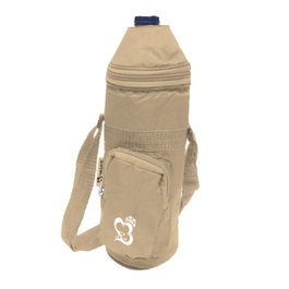 Marbueno Botellero Poliester Color Beige 1,5L 33x10 cm
