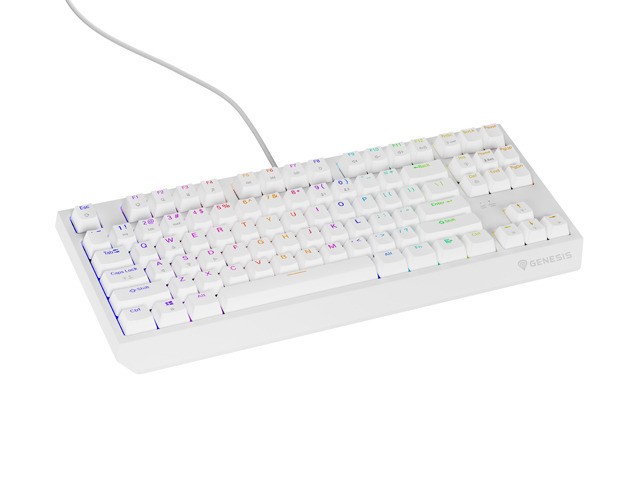 Genesis Thor 230 Teclado Mecánico Gaming TKL RGB Blanco