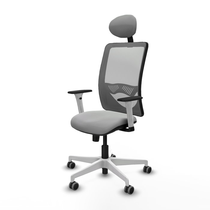 PIQUERAS Y CRESPO Silla de oficina Zulema Gris claro con mecanismo Sincro PIQUERAS Y CRESPO Silla de oficina Zulema Gris claro con mecanismo Sincro