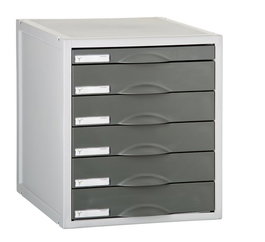 Modulo Archisystem 6 Cajones Grafito
