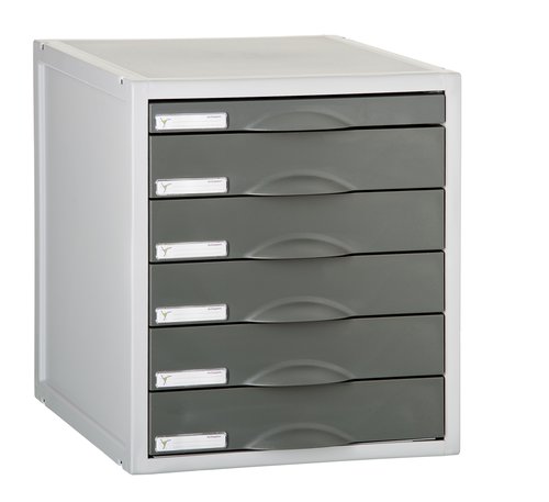 Modulo Archisystem 6 Cajones Grafito Modulo Archisystem 6 Cajones Grafito