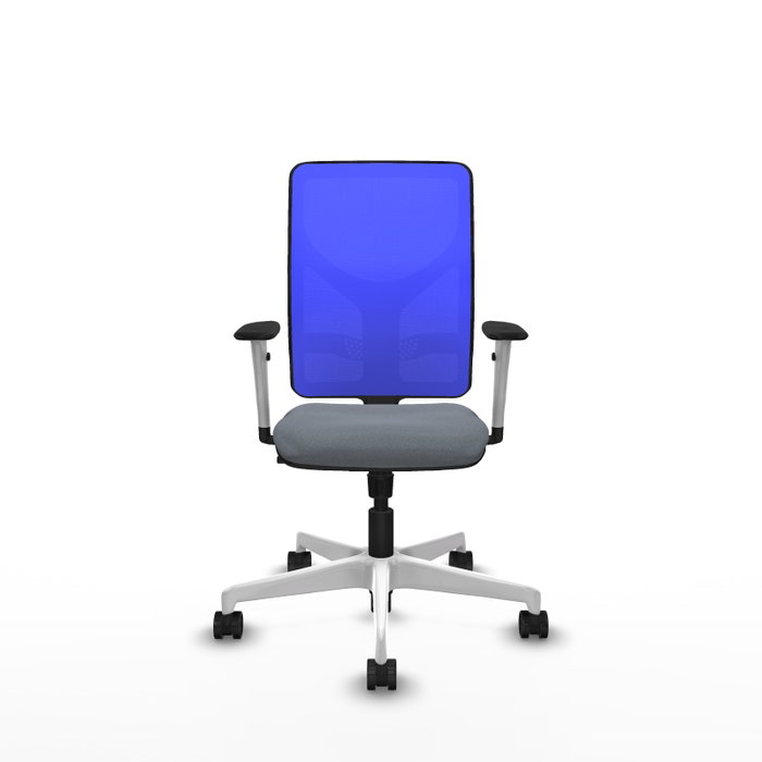 PIQUERAS Y CRESPO Silla de oficina Motilla con mecanismo Sincro, Tela Gris y Malla Azul PIQUERAS Y CRESPO Silla de oficina Motilla con mecanismo Sincro, Tela Gris y Malla Azul