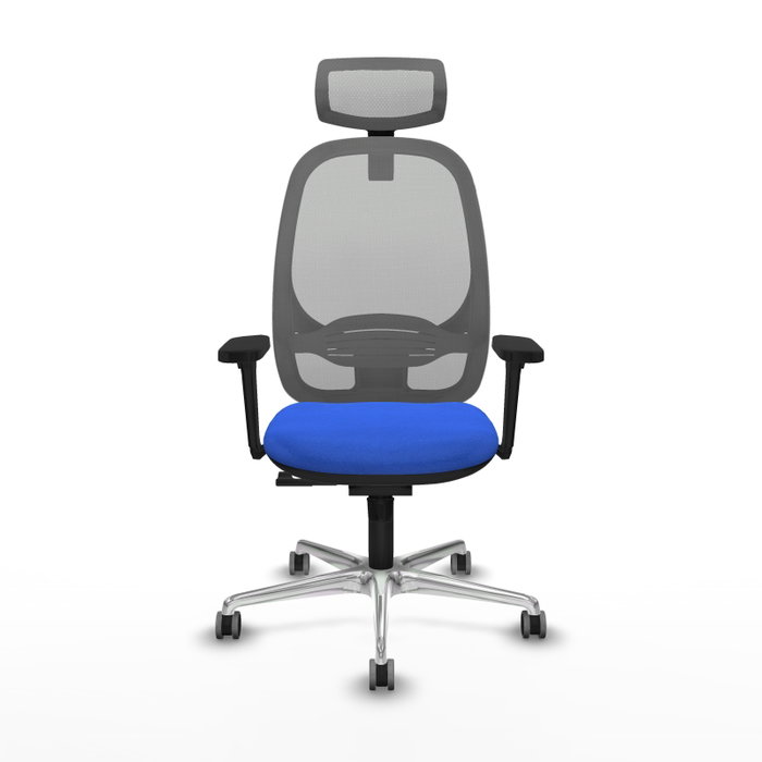 PIQUERAS Y CRESPO Silla de oficina Cilanco con mecanismo Sincro, Azul y Gris PIQUERAS Y CRESPO Silla de oficina Cilanco con mecanismo Sincro, Azul y Gris