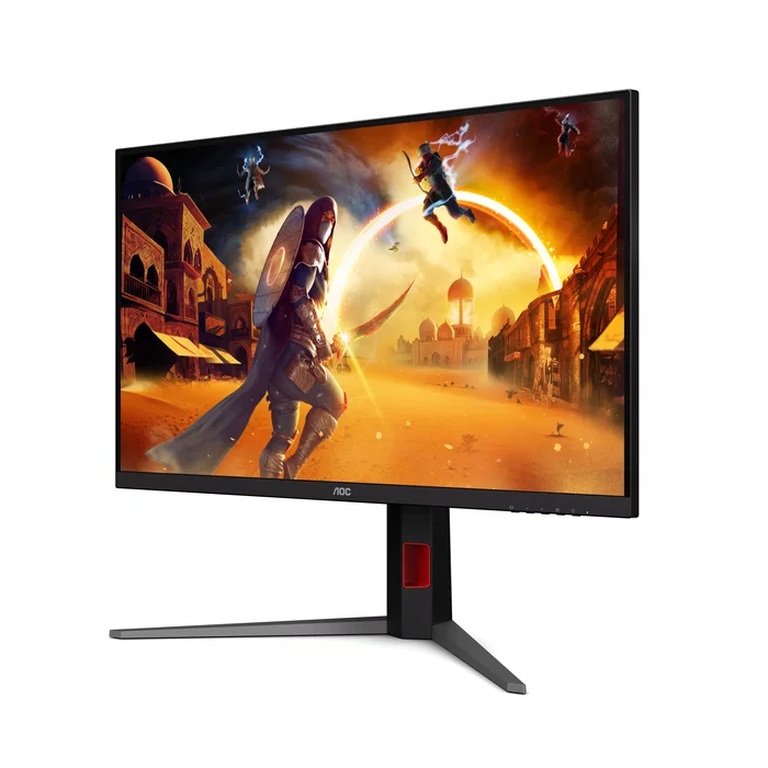 AOC U32G4U Monitor Gaming 4K Fast IPS 31,5 pulgadas 160Hz/320Hz Dual-Frame Negro y Rojo
