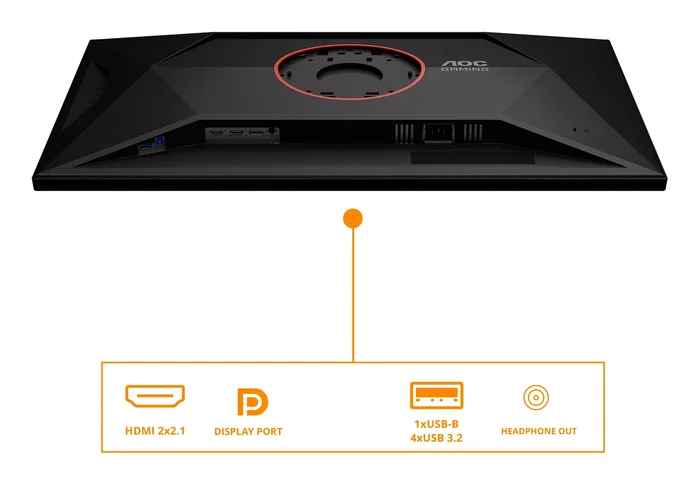 AOC U32G4U Monitor Gaming 4K Fast IPS 160Hz 31,5 pulg.