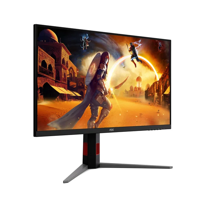AOC U32G4U Monitor Gaming 4K Fast IPS 31,5 pulgadas 160Hz/320Hz Dual-Frame Negro y Rojo