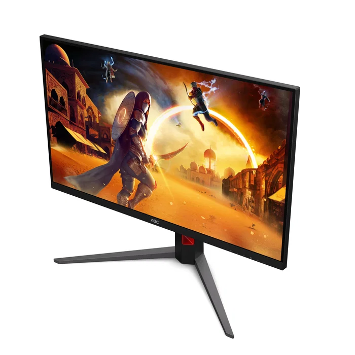 AOC U32G4U Monitor Gaming 4K Fast IPS 31,5 pulgadas 160Hz/320Hz Dual-Frame Negro y Rojo