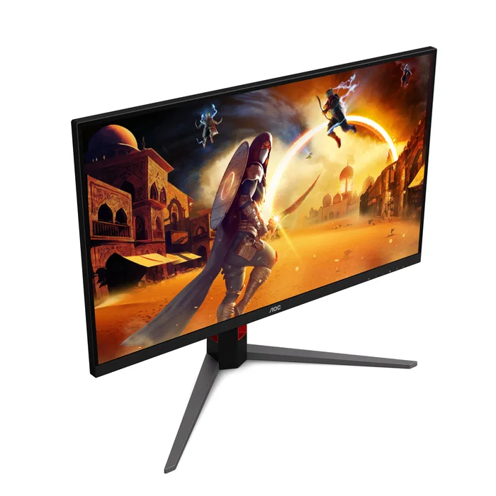 AOC U32G4U Monitor Gaming 4K Fast IPS 31,5 pulgadas 160Hz/320Hz Dual-Frame Negro y Rojo
