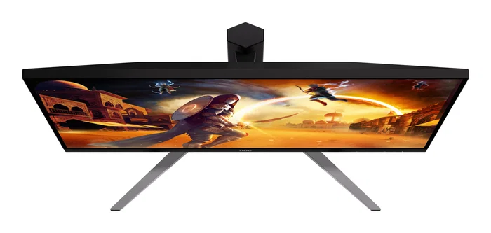 AOC U32G4U Monitor Gaming 4K Fast IPS 31,5 pulgadas 160Hz/320Hz Dual-Frame Negro y Rojo