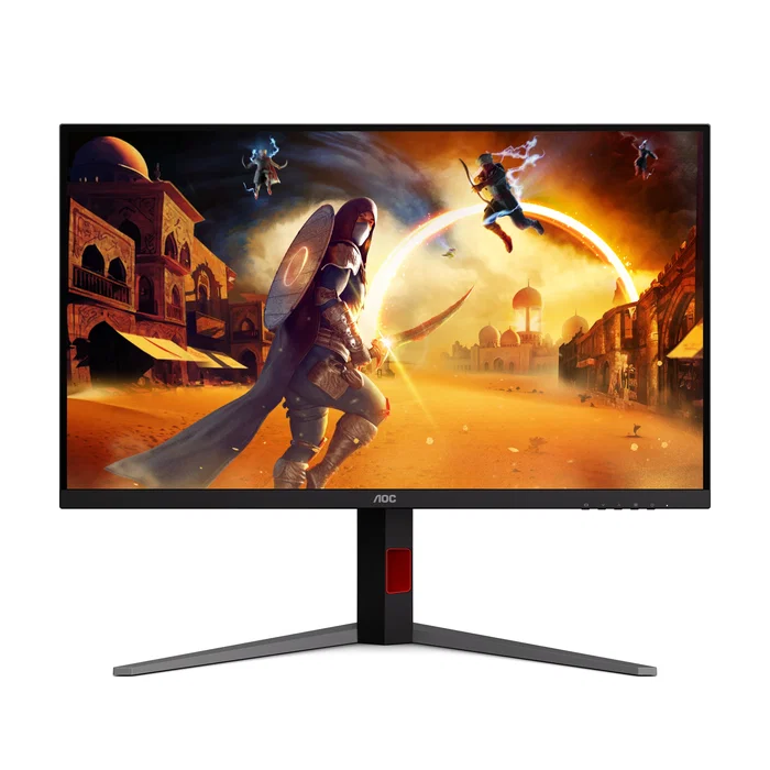AOC U32G4U Monitor Gaming 4K Fast IPS 31,5 pulgadas 160Hz/320Hz Dual-Frame Negro y Rojo