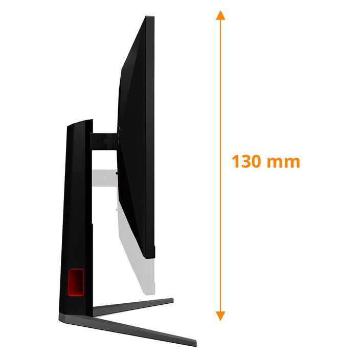 AOC U32G4U Monitor Gaming 80 cm (31.5") 4K UHD 3840x2160 Fast IPS 320Hz 1ms GTG HDR400 HDMI 2.1 DisplayPort 1.4 USB Negro y Rojo