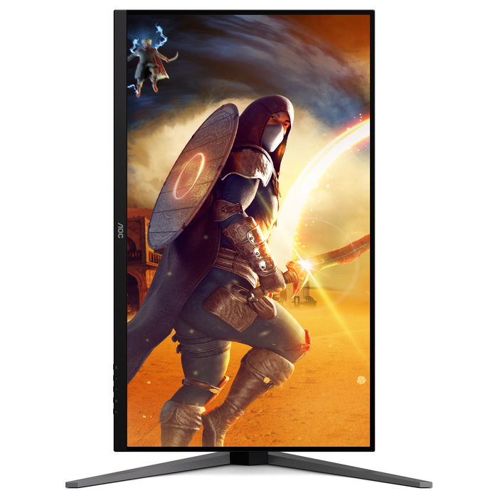 AOC U32G4U Monitor Gaming 80 cm (31.5") 4K UHD 3840x2160 Fast IPS 320Hz 1ms GTG HDR400 HDMI 2.1 DisplayPort 1.4 USB Negro y Rojo