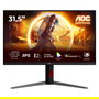 AOC U32G4U Monitor Gaming 80 cm (31.5") 4K UHD 3840x2160 Fast IPS 320Hz 1ms GTG HDR400 HDMI 2.1 DisplayPort 1.4 USB Negro y Rojo