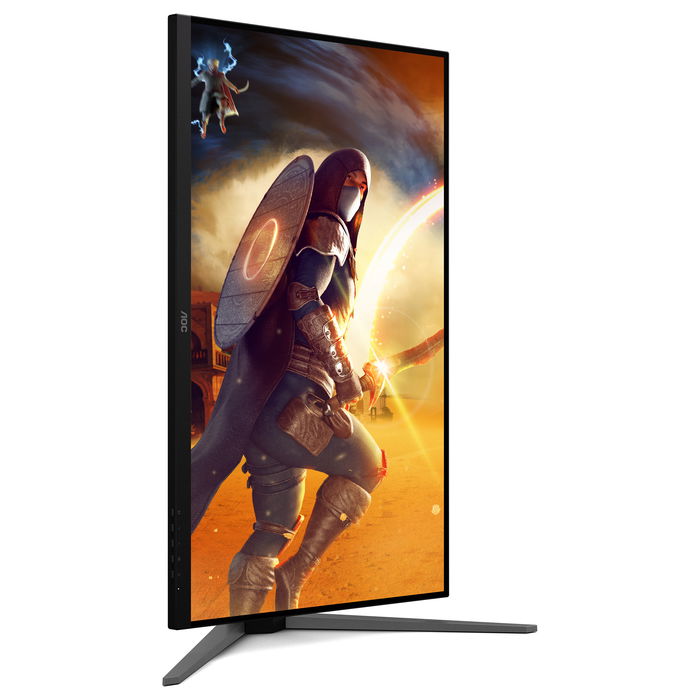 AOC U32G4U Monitor Gaming 80 cm (31.5") 4K UHD 3840x2160 Fast IPS 320Hz 1ms GTG HDR400 HDMI 2.1 DisplayPort 1.4 USB Negro y Rojo