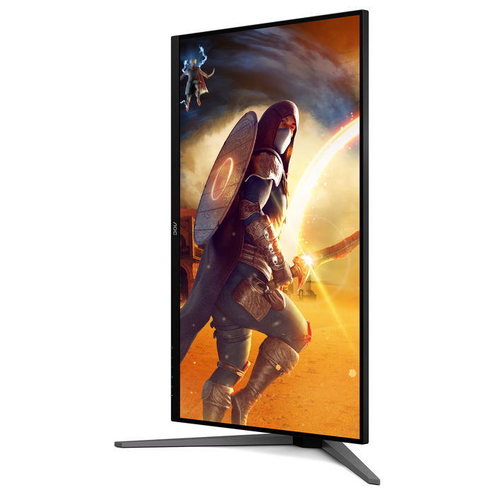 AOC U32G4U Monitor Gaming 80 cm (31.5") 4K UHD 3840x2160 Fast IPS 320Hz 1ms GTG HDR400 HDMI 2.1 DisplayPort 1.4 USB Negro y Rojo