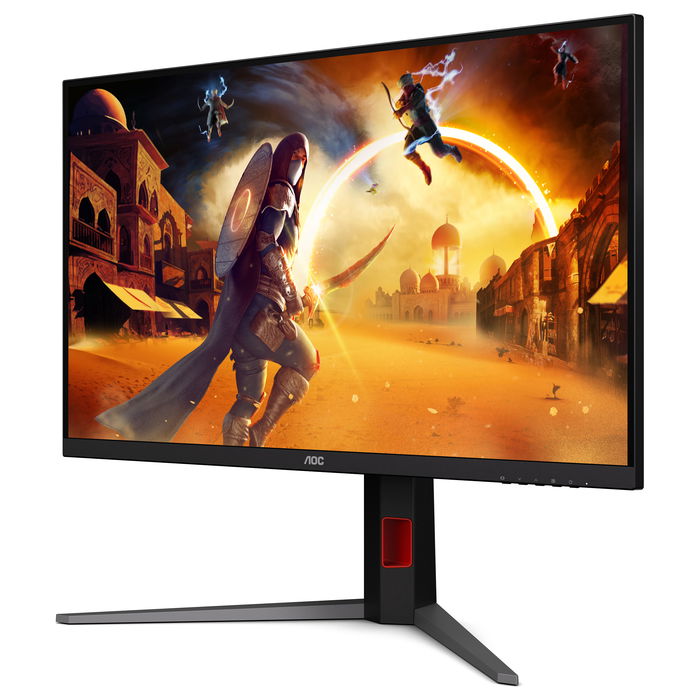 AOC U32G4U Monitor Gaming 80 cm (31.5") 4K UHD 3840x2160 Fast IPS 320Hz 1ms GTG HDR400 HDMI 2.1 DisplayPort 1.4 USB Negro y Rojo