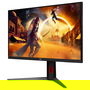 AOC U32G4U Monitor Gaming 80 cm (31.5") 4K UHD 3840x2160 Fast IPS 320Hz 1ms GTG HDR400 HDMI 2.1 DisplayPort 1.4 USB Negro y Rojo