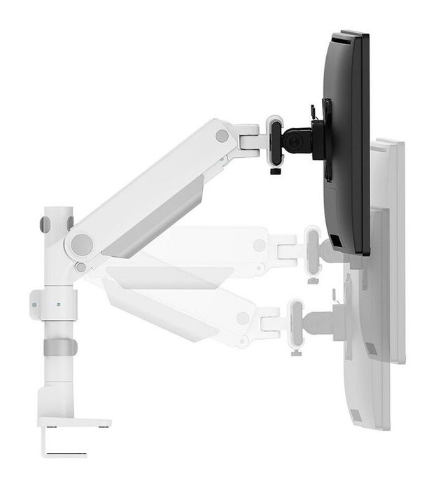Newstar Neomounts DS65S-950WH2 Brazo para dos monitores de 24-34 pulgadas Blanco