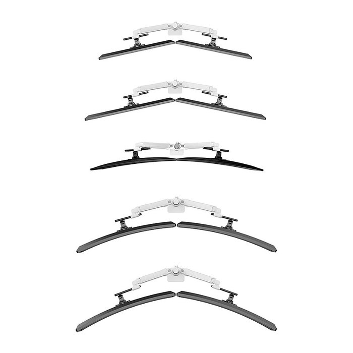 Neomounts DS65S-950WH2 Brazo de Monitor 24-34" Multi Ajustable 11kg Blanco