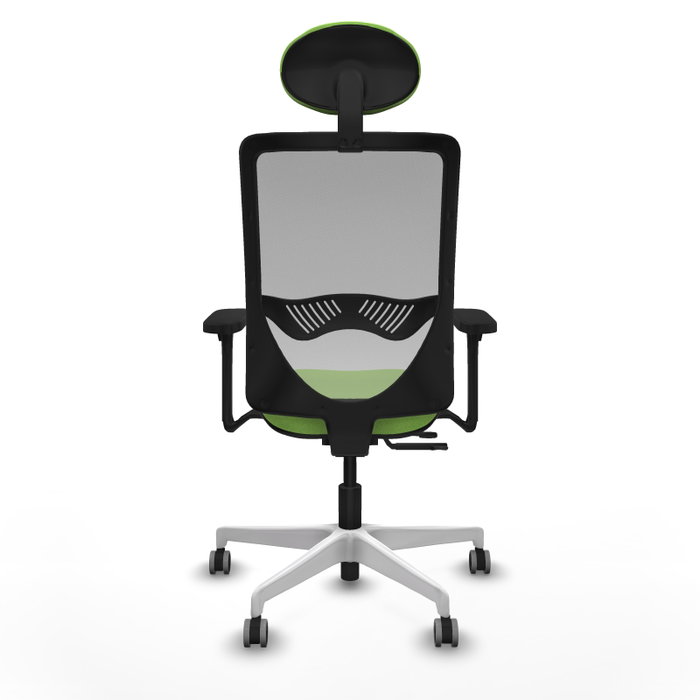 PIQUERAS Y CRESPO Silla de oficina Zulema con Mecanismo Sincro/Traslack, Tela Pistacho y Malla Gris PIQUERAS Y CRESPO Silla de oficina Zulema con Mecanismo Sincro/Traslack, Tela Pistacho y Malla Gris