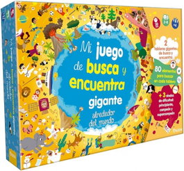 AUZOU EDITIONS Busca y encuentra gigante alrededor del mundo juego de mesa