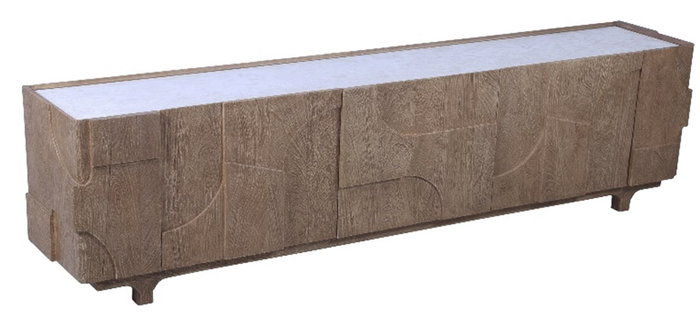 DKD Home Decor Mueble TV Moderno 35.56 x 55.88 x 185.42 cm DKD Home Decor Mueble TV Moderno 35.56 x 55.88 x 185.42 cm