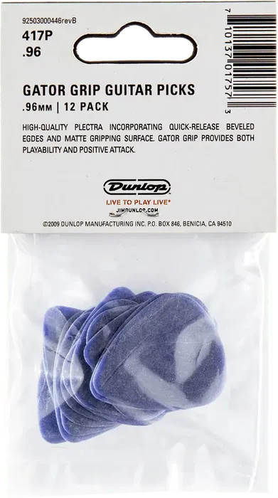 Dunlop Pack 12 Púas Gator Grip 0,96Mm Dunlop Pack 12 Púas Gator Grip 0,96Mm
