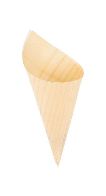 Algon Set de 10 Conos de Madera Natural para Decoración o Artesanía, 15.5 cm de Alto (24 Unidades)