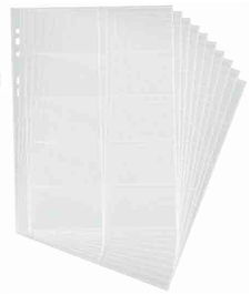 Funda Para Tarjetas Durable Visifix 2389 A4 Bolsa De 10 (200 Tj.) (Para Tarjeteros 2384, 2388, 2409 Y 2462)
