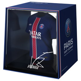 FANCOLLEX Figura Mini Camiseta Vitinha PSG, Vinilo y Plástico Biodegradable 9.5cm