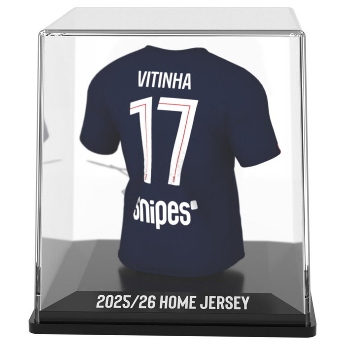 FANCOLLEX Figura Mini Camiseta Vitinha PSG, Vinilo y Plástico Biodegradable 9.5cm