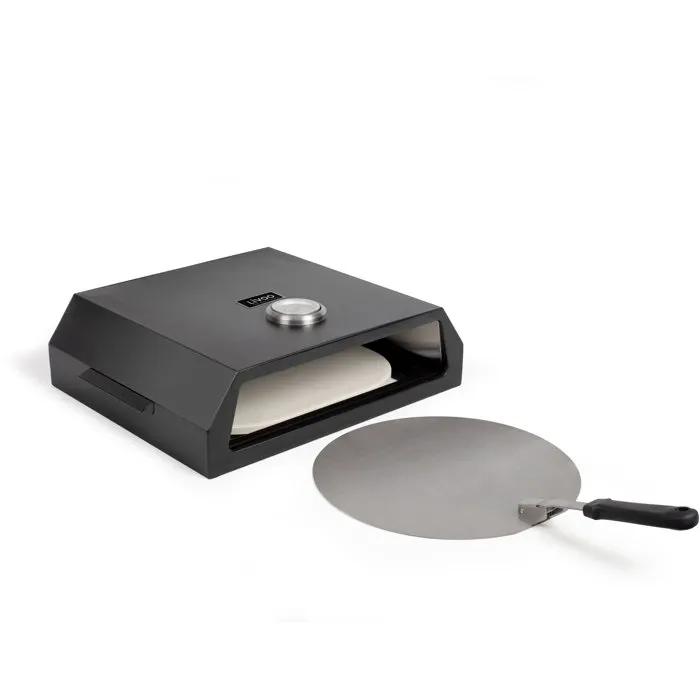 Livoo GS149 Horno de Pizza Acero Inoxidable para Barbacoa de Gas o Carbón 33,5 x 27,5 cm