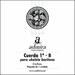1ª Cuerda Admira para Ukelele Baritono Nailon Carbon Ca501Ukb