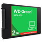 Western Digital Green WDS200T5G0A-00CPT0, Disco SSD Interno de 2 TB, M.2 SATA III, 6 Gb/s, 545 MB/s, 3D NAND, 7 mm, 2.5 pulgadas