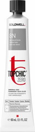 TopChic Zero, Sin amoníaco, Tinte permanente para el cabello, 8N Light Blonde, 60 ml
