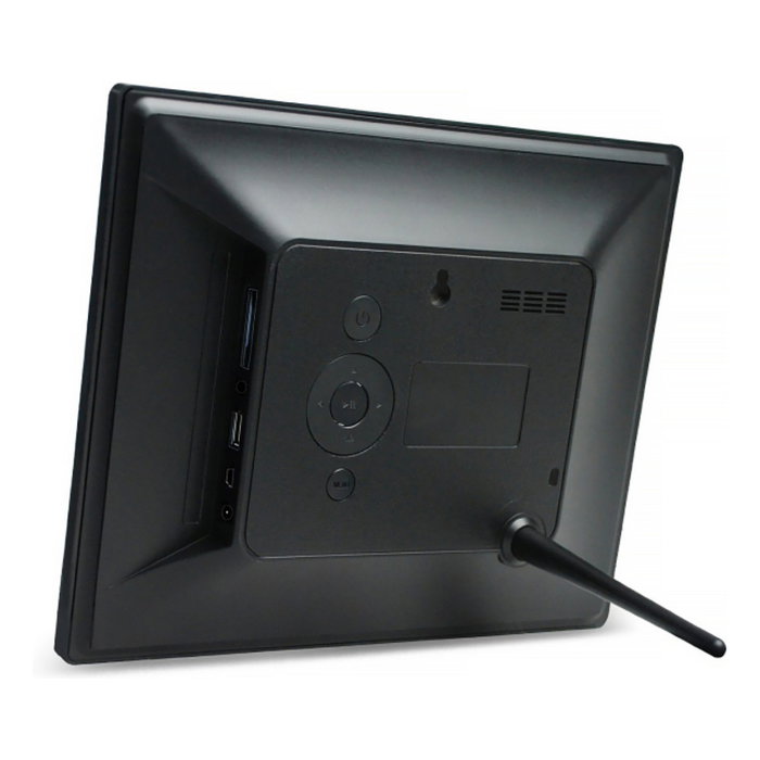 Braun DigiFrame 1083 - Marco Digital de Fotos 24.6 cm (9.7 pulgadas), Pantalla IPS 1024x768, Reloj, Calendario, USB, HDMI, Montaje en Pared, Negro