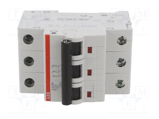ABB S200M S203M-B32 Interruptor magnetotérmico 3P 32A Caract B