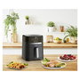 Tefal Easy Fry & Grill EY5058 - Freidora de aire caliente 4.2L para 6 personas con 8 programas: freir, asar, grill, deshidratar, 80-200°C, 1550W, Negro