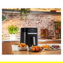 Tefal Easy Fry & Grill EY5058 - Freidora de aire caliente 4.2L para 6 personas con 8 programas: freir, asar, grill, deshidratar, 80-200°C, 1550W, Negro