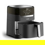 Tefal Easy Fry & Grill EY5058 - Freidora de aire caliente 4.2L para 6 personas con 8 programas: freir, asar, grill, deshidratar, 80-200°C, 1550W, Negro