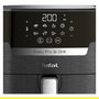 Tefal Easy Fry & Grill EY5058 - Freidora de aire caliente 4.2L para 6 personas con 8 programas: freir, asar, grill, deshidratar, 80-200°C, 1550W, Negro