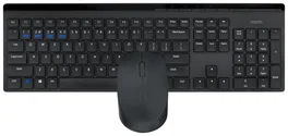 Rapoo 8110M Kit teclado y ratón inalámbrico multi-modo negro layout polaco
