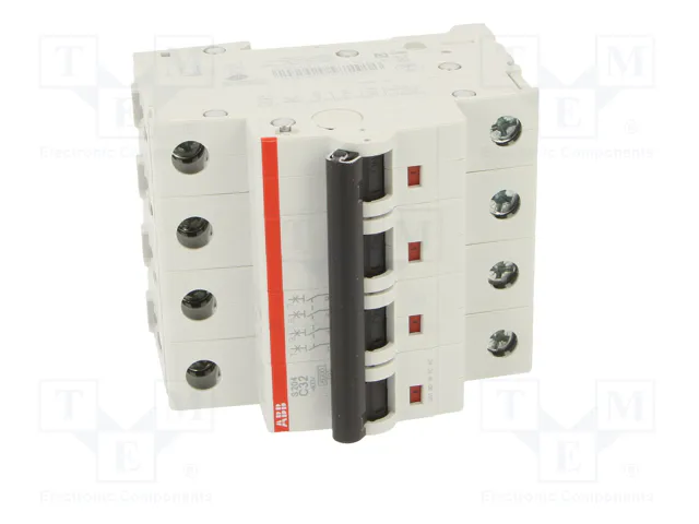 ABB S200 S204-C32 Interruptor magnetotérmico 4 polos 32A 6kA