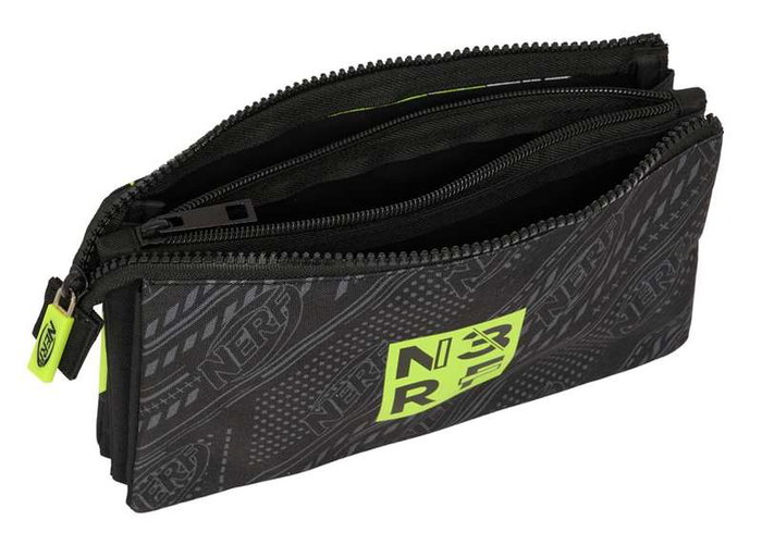Portatodo Triple Nerf Get ready Negro 22 x 12 x 3 cm