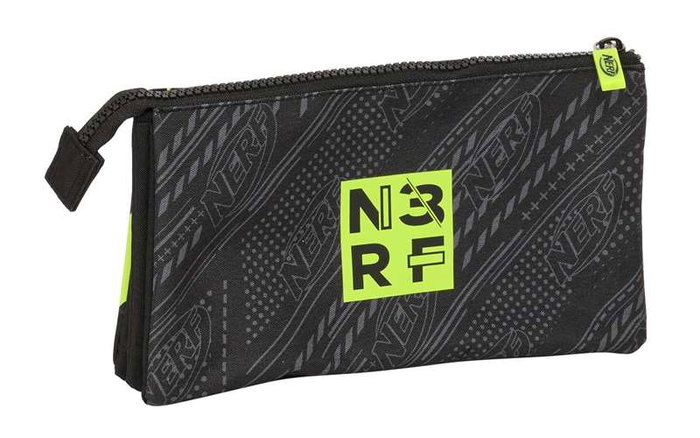 Portatodo Triple Nerf Get ready Negro 22 x 12 x 3 cm