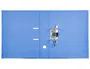Liderpapel Archivador de Palanca Folio Documenta Forrado PVC con Rado Lomo 75mm Azul Compresor Metálico